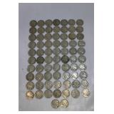Buffalo Nickels Lot 72 Coins
