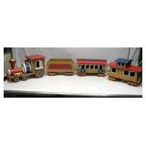 Santa Express Wood Train Large