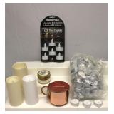 LED & Wax Candles Lot
