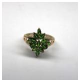 14K Yellow Gold Diopside 2.10 CTW Ring