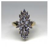 10K Yellow Gold Tanzanite 1.84 CTW Ring