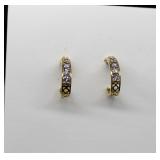 10K Gold Tanzanite Earrings