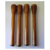 vintage industrial textile bobbins set 4