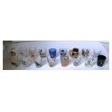 Barware Shot Glasses Lot