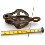 vintage cast iron pulley Frame
