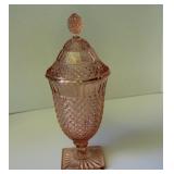 Anchor Hocking Compote Miss America pattern 12"T