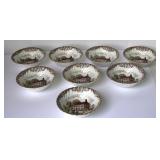 Johnson Brothers 'Heritage Hall' ironstone bowls 8
