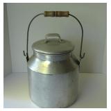 WWII USN Nicro aluminum cream pail
