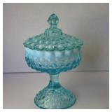 Fenton Opalescent Compote Candy Dish