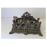 Bradley & Hubbard antique cast brass letter holder