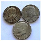 1964 Kennedy Half Dollar Coins set 3