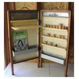 Antique Sewing Cabinet 15" W 31" T 30" Open