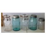Vintage Ball Glass Jars Lot