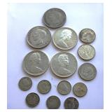 Silver Canadian Coins Lot ( Heavy )