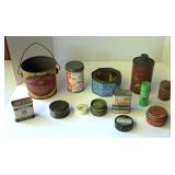Vintage Tins Lot