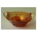 Imperial Carnival glass iridescent marigold Bowl