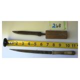 Antique Knife set of 2