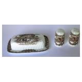 Johnson Brothers ironstone Butter Dish S&P