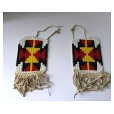 Native American Made Beaded Warrior Cuff