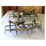 Vintage Ice Cleats Crampons with Leather Straps