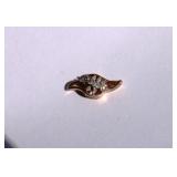 10K Gold Diamond Pendant
