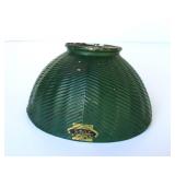 Antique Green Ribbed Mercury Glass Light Shade