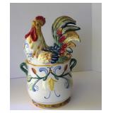Fritz & Floyd Ricamo Rooster Canister