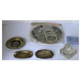 Vintage Ashtrays Metal Art Items