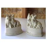 Vintage Pair of Cast Metal Scottie Dog Bookends