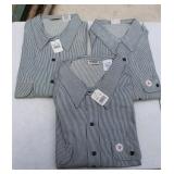 New Five Brother hickory stripe work shirts 4XL