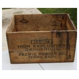Pacific Powder Explosive Wood Crate