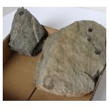 Wrangell Alaska Natural Garnets in Stone