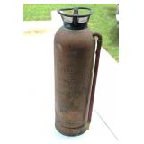 Antique Copper Soda-Acid Fire Extinguisher
