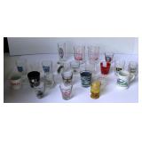 Barware Shot Glasses Lot