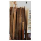 Lumber Round Posts Lot set of 11 7' T