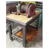 Beebe Bros 5-ton 'All Steel' hand winch & Cart