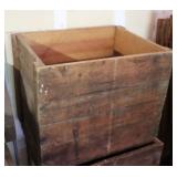 Vintage Wood Crate 27'W 21'D 22'T