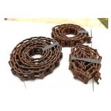 Vintage Industrial Square link Chain Lot