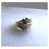 10K Gold Vintage Diamond Ring