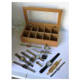 Watches Parts in Wood Box