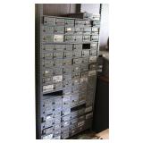 Vintage Metal Cabinet Full of Vintage Hardware