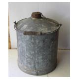 Antique Gnry Galvanized Oil Can 16" Tall