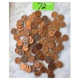 1958-1959 D Wheat Pennies Lot