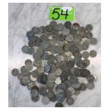 Steel Pennies Lot 200 Coins
