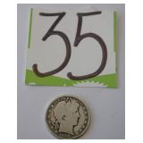 1898 Barber Half Dollar coin
