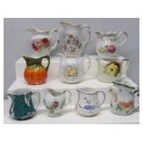 Vintage Assorted Creamers set 10