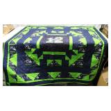 Seattle Seahawk Quilted Wall Hanging 52 x 52