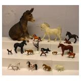 Vintage Plastic Horses Lot
