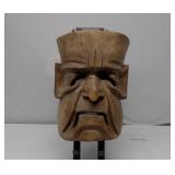 Vintage Japanese Noh or Kagura Wood Mask
