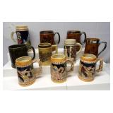 Vintage Beer Steins Lot